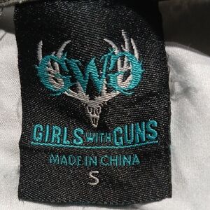 Girls With Guns Black and Teal Apparel